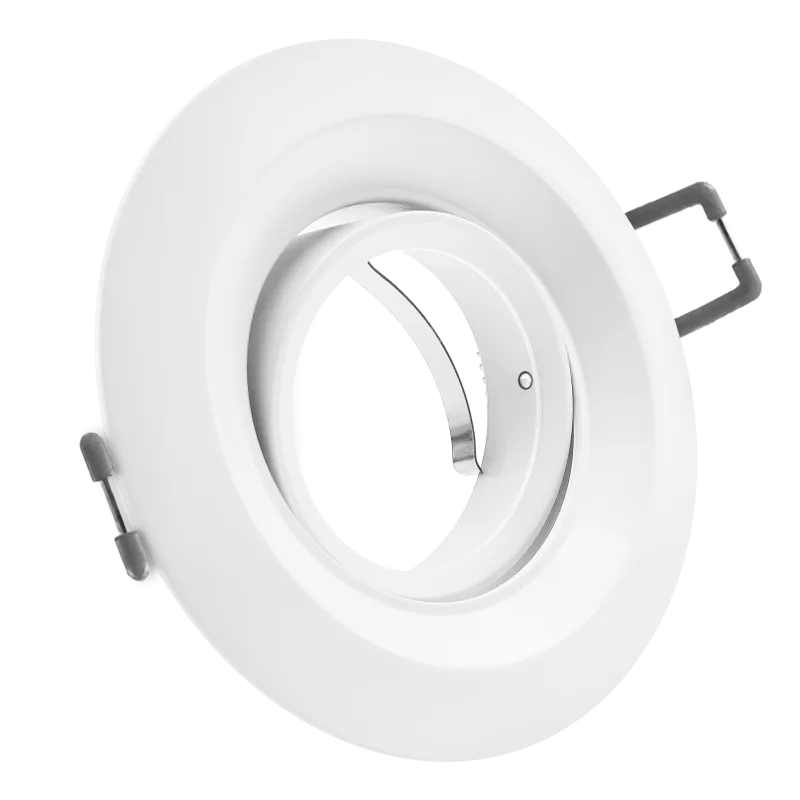 LED Einbaustrahler weiß | rund | 360° schwenkbar | Lochmaß Ø 68mm - 95mm | geringe Einbautiefe 27mm | Anschlussfertig 