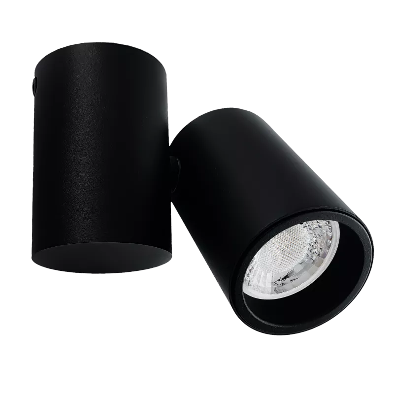 LED Deckenspot | 1-flammig | schwenkbar | Deckenstrahler | schwarz pulverbeschichtet | GU10 230V