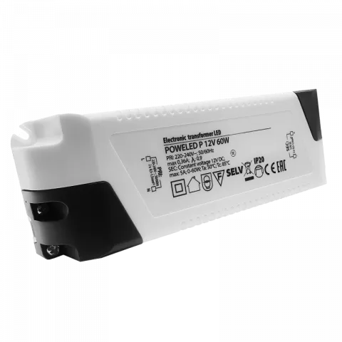 LED Transformator 12V-DC 5A max. 60W Netzteil Treiber Driver Netzgerät Spiegelung