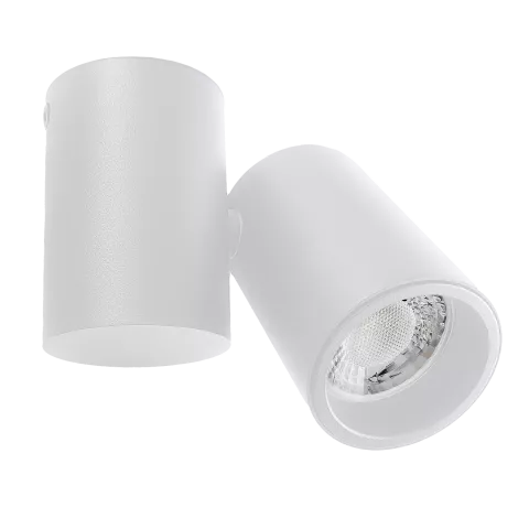 LED Deckenspot | 1-flammig | schwenkbar | Deckenstrahler | weiß pulverbeschichtet | GU10 230V Spiegelung