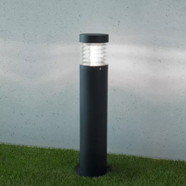 LED Pollerleuchte | Standleuchte für den Außenbereich | Höhe: 650mm | anthrazit | E27 230V