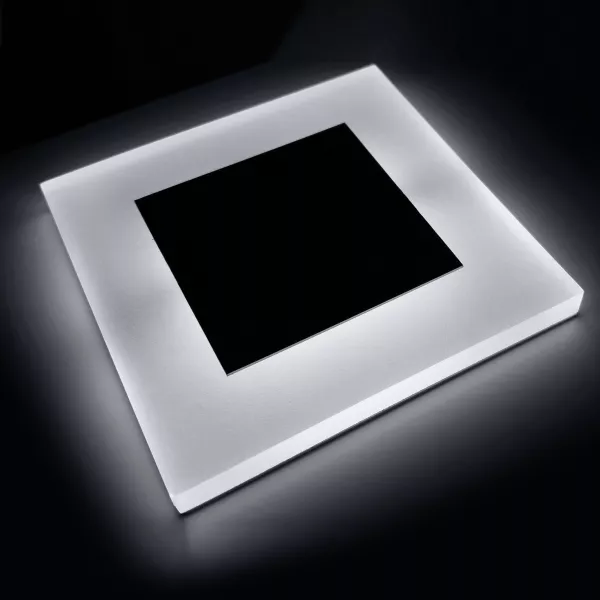 LED Treppenlicht | neutralweiß 4000K | Unterputz Treppenbeleuchtung | indirekte Beleuchtung | quadratisch | Stufenleuchte schwarz matt | Wandeinbauleuchte 12V 