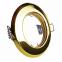 LED Einbaustrahler Gold glänzend | rund | Lochmaß Ø 55mm - 75mm | Einbautiefe 64mm | Anschlussfertig mit GU10 230V Fassung 