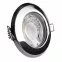 LED Einbaustrahler Chrom glänzend | rund | Lochmaß Ø 55mm - 75mm | Einbautiefe 64mm | Anschlussfertig mit GU10 230V Fassung 