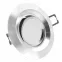LED Einbaustrahler Aluminium | rund | 360° schwenkbar | Lochmaß Ø 68mm - 95mm | Einbautiefe 64mm | Anschlussfertig mit GU10 230V Fassung 