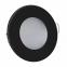 LED Einbaustrahler Feuchtraum IP44 schwarz | rund (satiniert) | Lochmaß Ø 68mm - 75mm | Einbautiefe 64mm | Anschlussfertig mit GU10 230V Fassung 