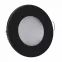 LED Einbaustrahler Feuchtraum IP44 schwarz | rund (satiniert) | Lochmaß Ø 68mm - 75mm | Einbautiefe 64mm | Anschlussfertig mit GU10 230V Fassung 