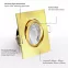 Einbaustrahler Material: Hochwertiges Aluminium Optik:  Gold-Messing  gebürstet Einfache Montage durch vormontierte Federklammern 30° schwenkbar