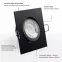 Einbaustrahler Material: Hochwertiges Aluminium Optik:  Schwarz  pulverbeschichtet Einfache Montage durch vormontierte Federklammern 30° schwenkbar