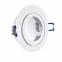 LED Einbaustrahler Feuchtraum IP44 weiß | rund Echtglas | Lochmaß Ø 60mm - 75mm | Einbautiefe 64mm | Anschlussfertig mit GU10 230V Fassung 