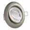 LED Einbaustrahler Edelstahl gebürstet | rund | 360° schwenkbar | Lochmaß Ø 65mm - 78mm | geringe Einbautiefe 24mm | Anschlussfertig 