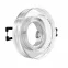 LED Aufbau Einbaustrahler spiegelnd | rund Echtglas | Lochmaß Ø 68mm - 75mm | geringe Einbautiefe 22mm 