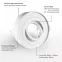 Einbaustrahler Material: Hochwertiges Aluminium Optik:  Weiß  pulverbeschichtet Einfache Montage durch vormontierte Federklammern 30° schwenkbar