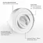 Einbaustrahler Material: Hochwertiges Aluminium Optik:  Weiß  pulverbeschichtet Einfache Montage durch vormontierte Federklammern 30° schwenkbar