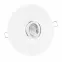LED Einbaustrahler mit Blende großer Einbaudurchmesser weiß | rund | schwenkbar | Lochmaß Ø 68mm - 180mm | geringe Einbautiefe 25mm 