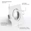 Einbaustrahler Material: Hochwertiges Aluminium Optik:  Weiß   Einfache Montage durch vormontierte Federklammern 30° schwenkbar