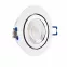 LED Einbaustrahler Feuchtraum IP44 Chrom glänzend | rund Echtglas | Lochmaß Ø 60mm - 75mm | geringe Einbautiefe 25mm | Anschlussfertig 