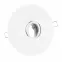 LED Einbaustrahler mit Blende großer Einbaudurchmesser weiß | rund | schwenkbar | Lochmaß Ø 68mm - 180mm | Einbautiefe 55mm | MR16 12V 